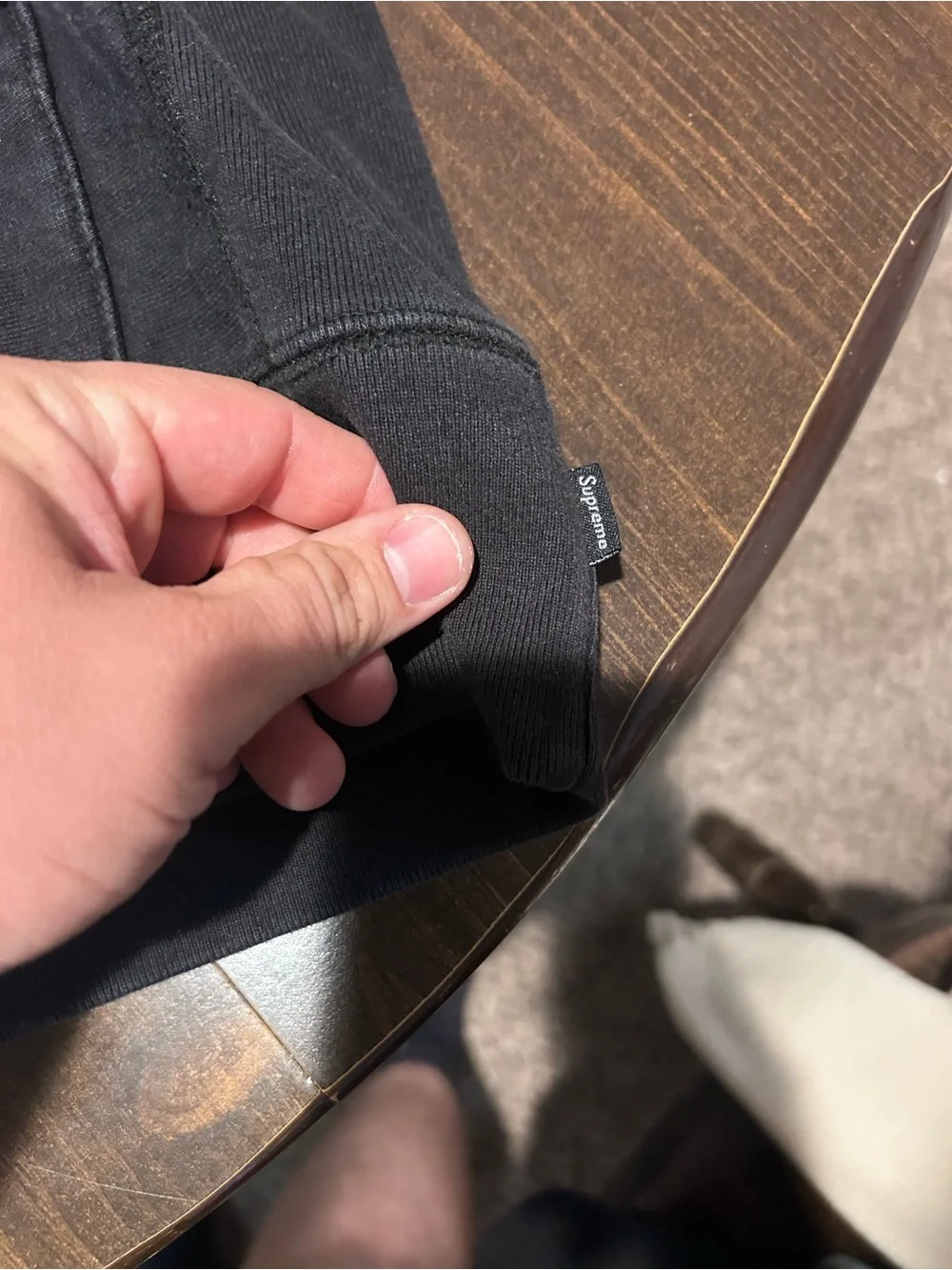 Black Supreme Hoodie